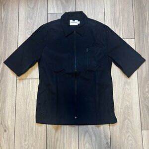 Topman Zip-Up Collared Short Sleeve Thin Jacket